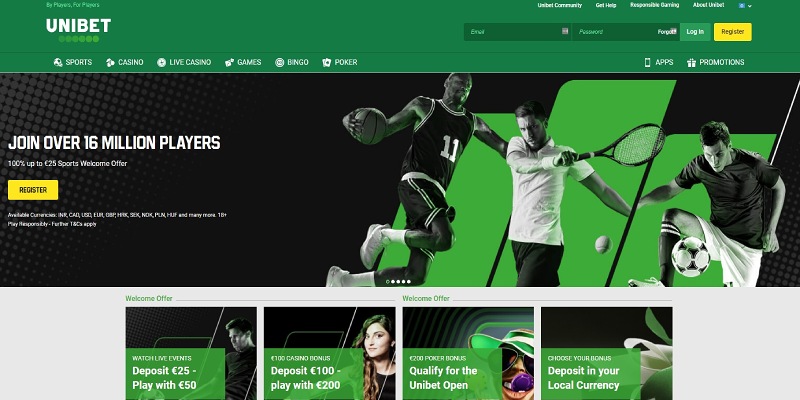 Unibet Pagrindinis Puslapis